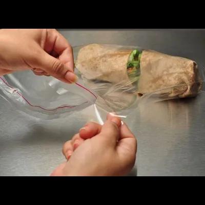 Sandwich Bag 10X8+3 IN PP 1.25MIL Clear With Lip & Tape Closure FDA Compliant Co-Extruded Reclosable Flat 1000/Case