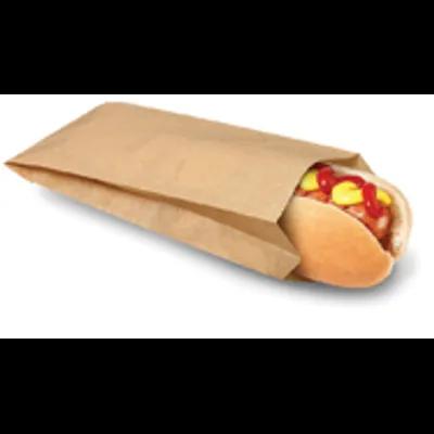 Bagcraft® EcoCraft® Hot Dog Bag 3.5X1.5X8.5 IN Wax Coated Paper Kraft Grease Resistant 1000/Case
