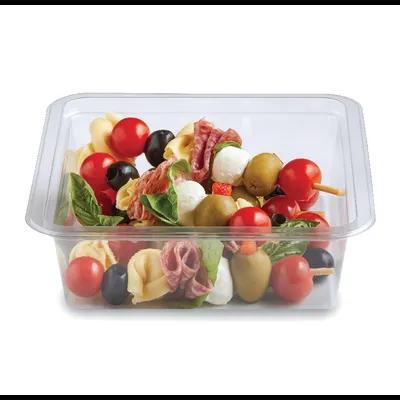 Fresh 'n Clear® Deli Container Base 48 OZ PET Clear Square 200/Case