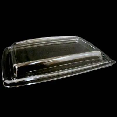 The BOTTLEBOX ® Lid Dome 10.25X7.25X1.25 IN RPET Clear Rectangle For 28 OZ Container 400/Case