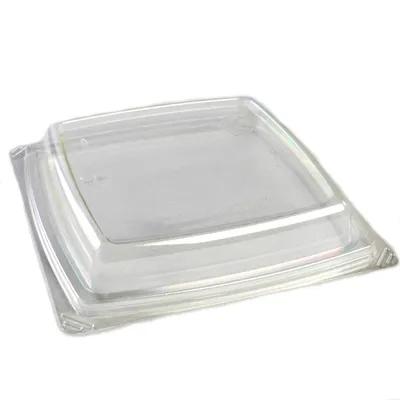 The BOTTLEBOX ® Lid 9X9X1.6 IN RPET Clear For 40 OZ Container Base 400/Case