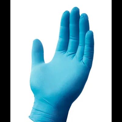 Gloves Medium (MED) Blue Nitrile Powder-Free 1000/Case