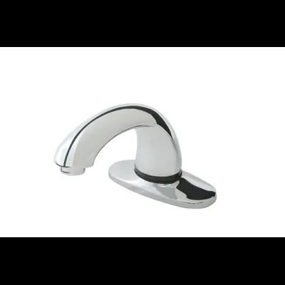 AutoFaucet® Milano Sink Faucet Chrome Metal Touchless Center Set Kit 4 With 4IN Spout 1/Each