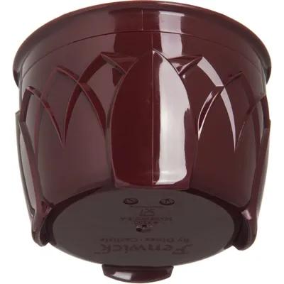Dinex® Fenwick Bowl 5 FLOZ PP PE Cranberry Insulated 48/Case