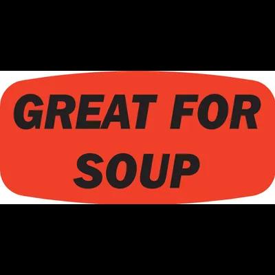 Great for Soup Label 0.625X1.25 IN 1000/Roll