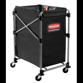 Executive Series Collapsible X-Cart 
24X20X24 IN 4 Bushel Black Steel Canvas 1/Each