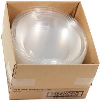 Lid Dome 12.5X2.4 IN 1 Compartment OPS Clear For 80 OZ Catering Bowl 25/Case