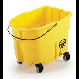 WaveBrake® Mop Bucket & Wringer 35 QT Plastic Yellow With Casters 1/Each