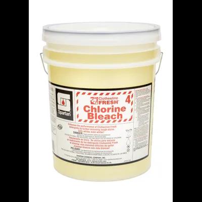 Clothesline Fresh® Chlorine Bleach 4 Mild Scent Laundry Bleach 5 GAL Alkaline Liquid 1/Pail