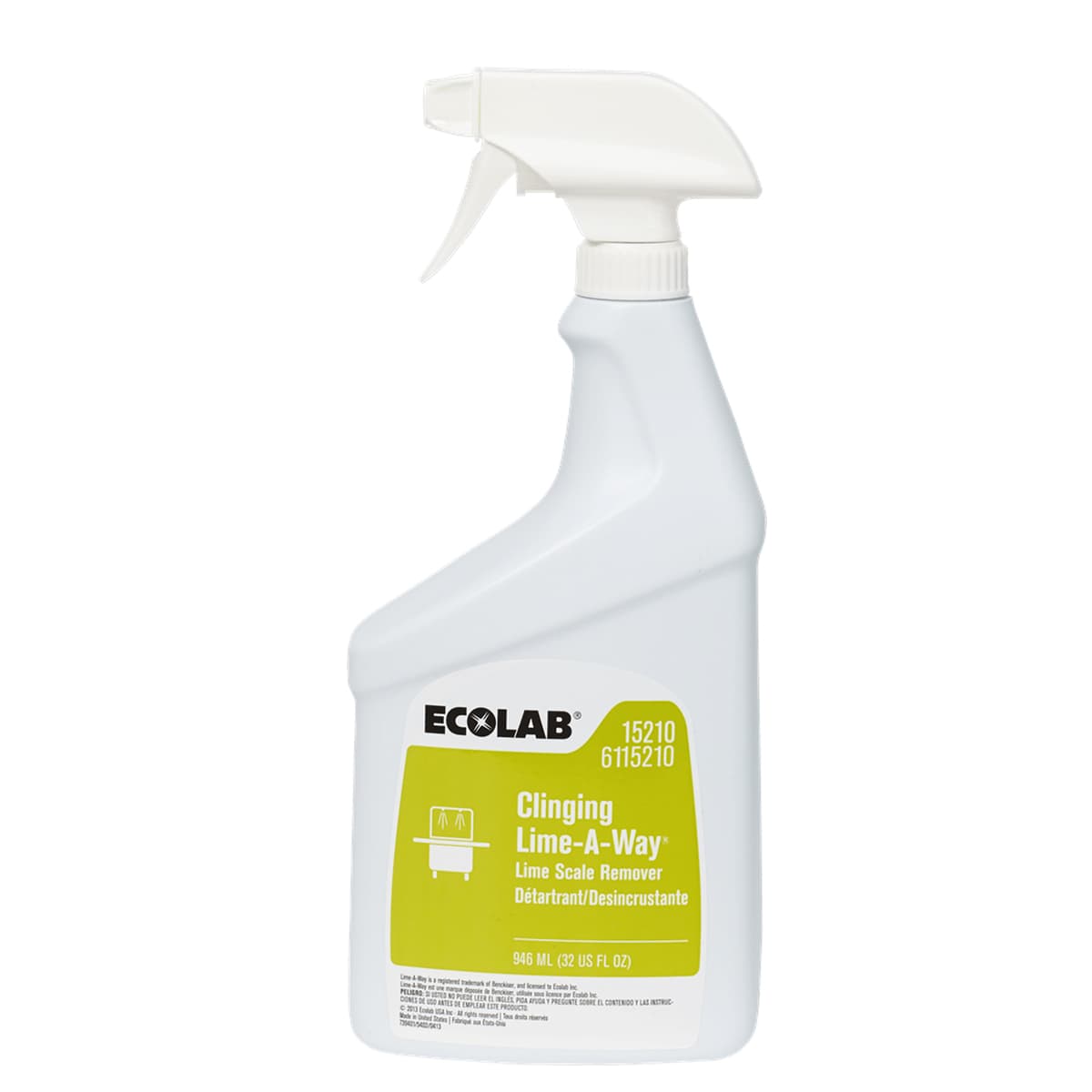 Lime-A-Way Lime Scale Remover 32 FLOZ Dishmachine Clinging 6/Case