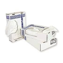 Can Liner 24X23 IN 8-10 GAL Clear Plastic 1.2MIL 500/Case