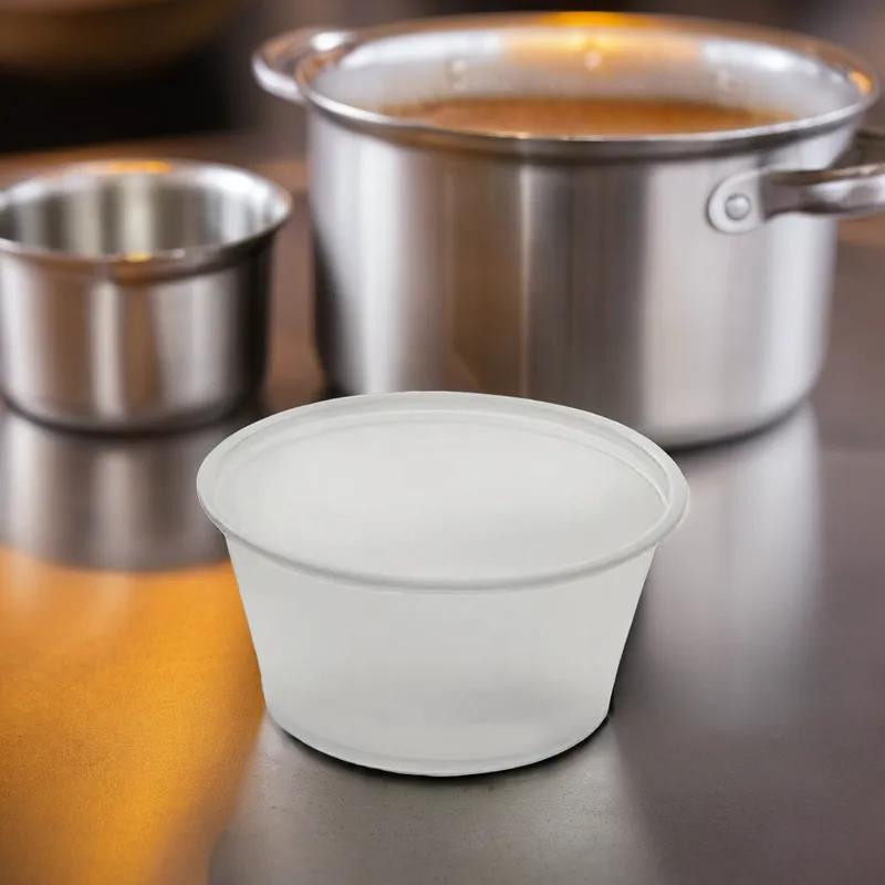Souffle & Portion Cup 2 OZ PET Clear Round 900/Case