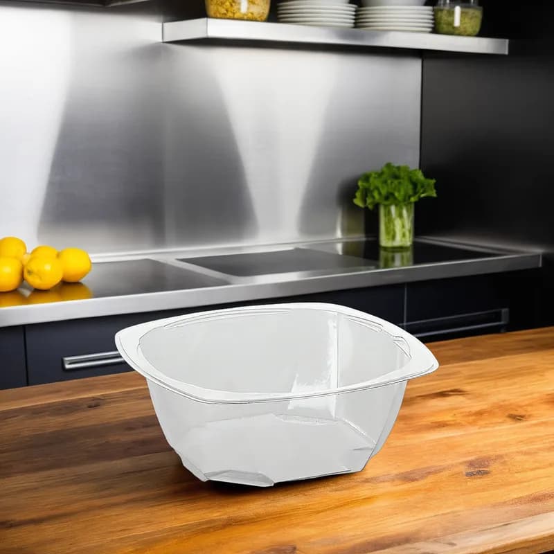 Salad Bowl 35 OZ PET Clear Round 372/Case