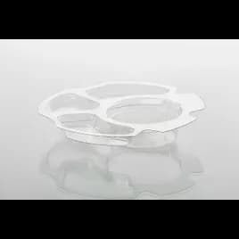 Salad Bowl Insert 6.37X1.13 IN 4 Compartment PET Clear Round 440/Case