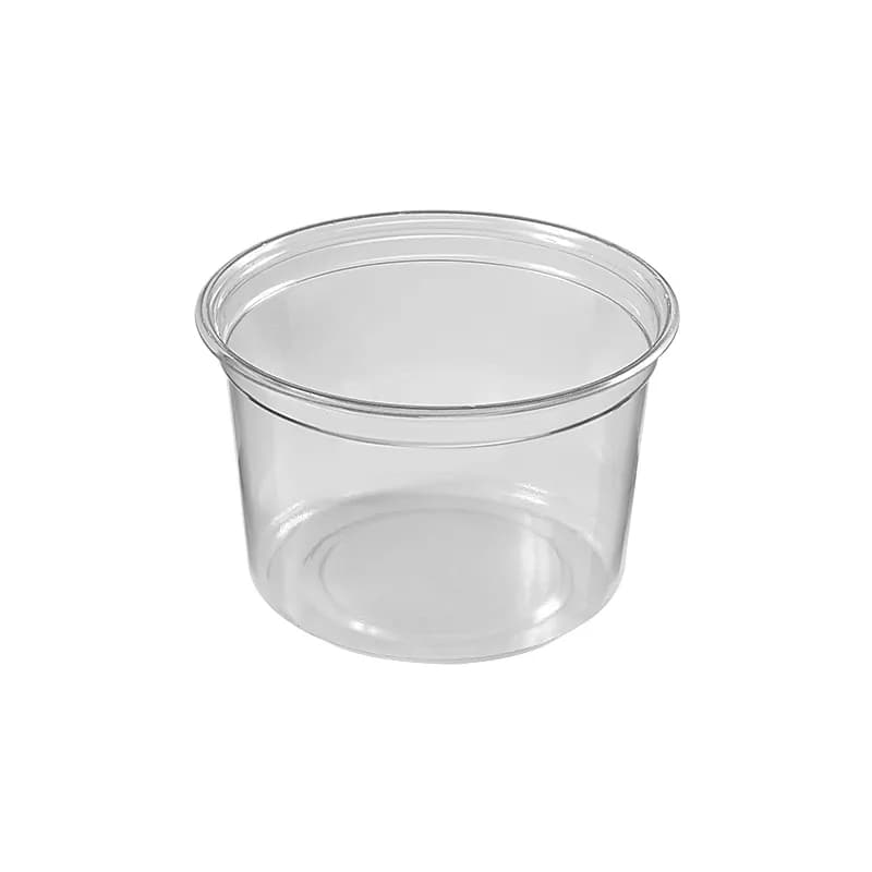 Deli Container Base 16 OZ Plastic Clear 750/Case