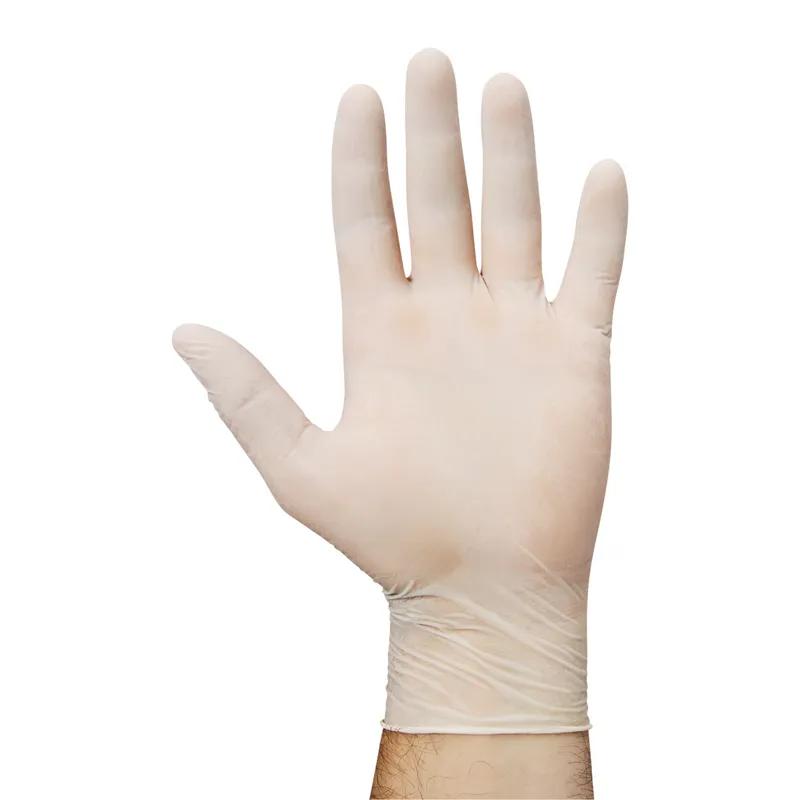 Victoria Bay General Purpose Gloves Small (SM) Ivory Latex Disposable Powdered 100 Count/Pack 10 Packs/Case