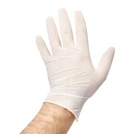 Victoria Bay General Purpose Gloves XL Ivory Latex Disposable Powdered 100 Count/Pack 10 Packs/Case 1000 Count/Case