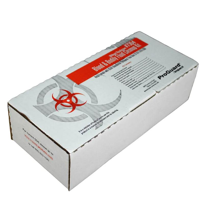 Impact® Pro-Guard® Bloodborne Pathogen Cleanup Kit Red White Without Disinfectant 1/Each