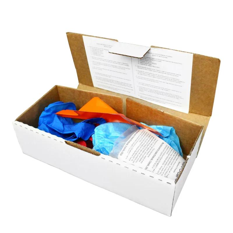 Impact® Pro-Guard® Bloodborne Pathogen Cleanup Kit Red White Without Disinfectant 1/Each