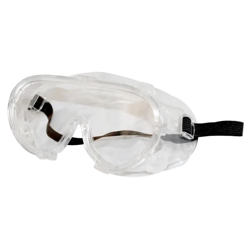 808 Series Goggles Plastic With Clear Frame Clear Lens Indirect Ventilation Elastic Strap 60 Pairs/Case