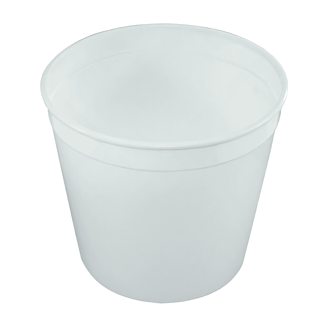 Bucket & Tub Base 86 OZ HDPE White 200/Case