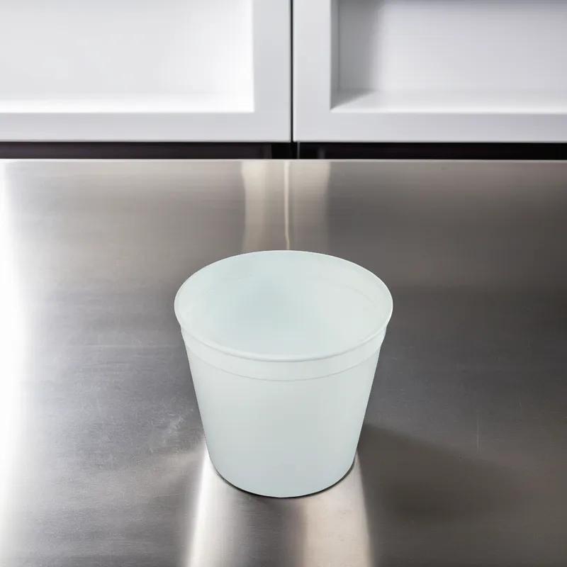 Bucket & Tub Base 86 OZ HDPE White 200/Case