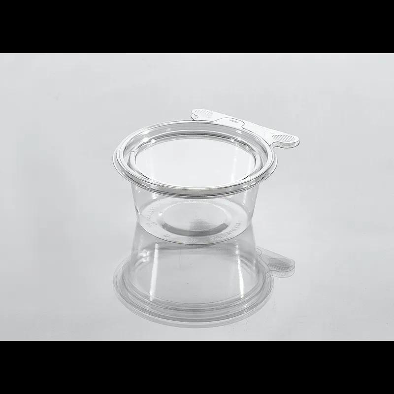 Fresh N' Sealed® Parfait Dessert Container Hinged With Flat Lid 5 OZ PET Clear Round 260/Case