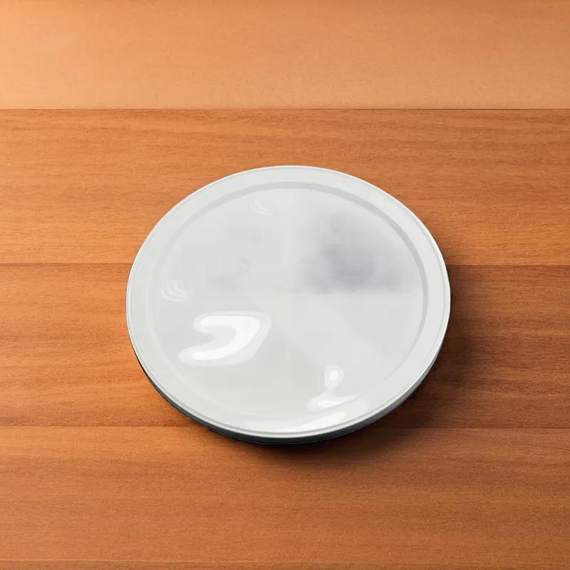 Lid 6.5 IN LLDPE White Round For 64-128 OZ Container Unhinged 200/Case