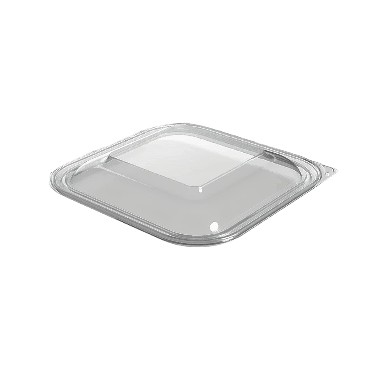 Thermosource Tooling Lid Dome 10.25X10.25X0.5 IN PET Clear Square For Container 200/Case