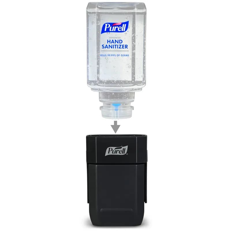Purell® ES 450 Hand Sanitizer Dispenser Starter Kit 450 mL Clean Scent Graphite Surface Mount With 450 mL Refill 1/Each
