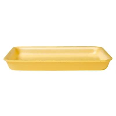 8HL Meat Tray 8X10X1.17 IN Polystyrene Foam Deep Yellow Rectangle Heavy 400/Case