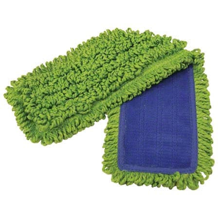 Mop 19 IN Green Microfiber Long Loop Velcro 1/Each
