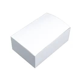 Take-Out Box Tuck-Top 6X3.875X2.25 IN Paper White Rectangle 250/Case