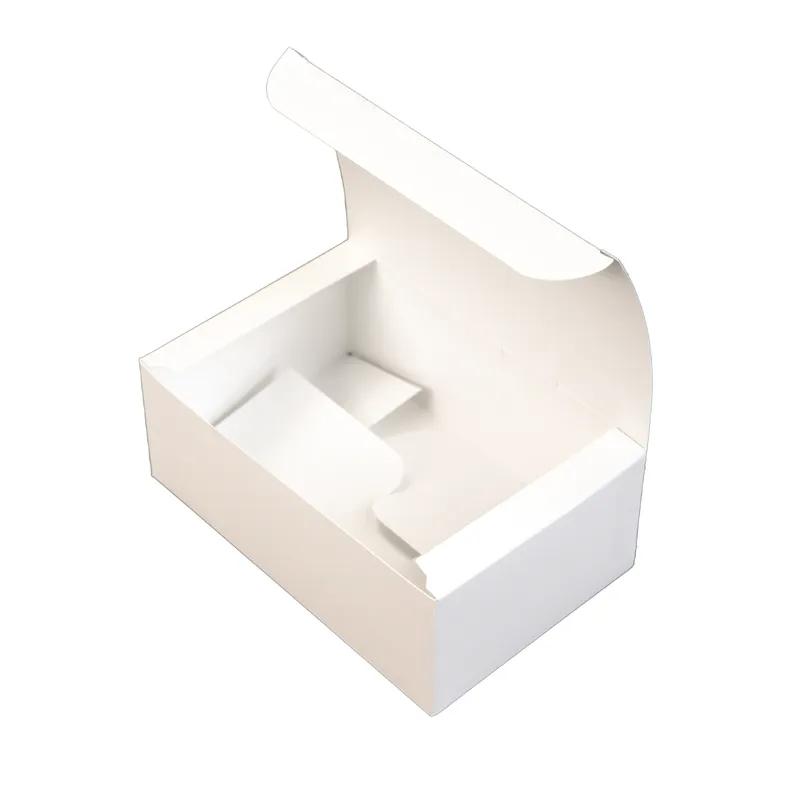 Take-Out Box Tuck-Top 6X3.875X2.25 IN Paper White Rectangle 250/Case
