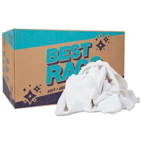 Monarch Brands Bath Towel Rag 25 LB White 1/Pack