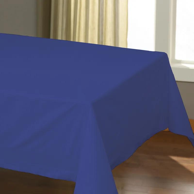 Table Cover 54X108 IN Paper Poly Blend Blue 25/Case