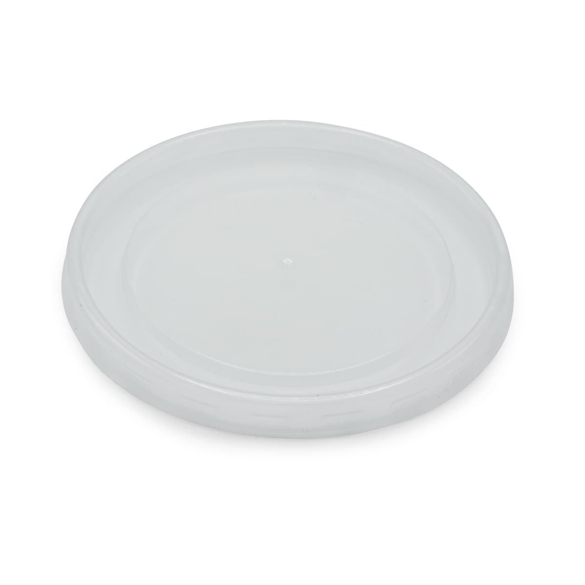 Victoria Bay Lid Flat PP Clear Round For 6-16 OZ Tall Container Unhinged 1000/Case