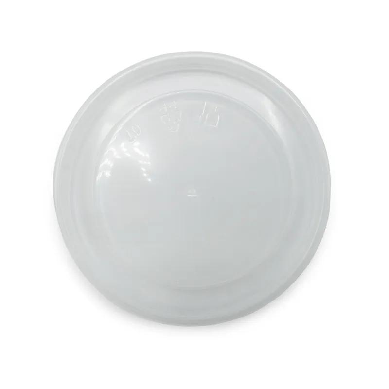 Victoria Bay Lid Flat PP Clear Round For 6-16 OZ Tall Container Unhinged 1000/Case
