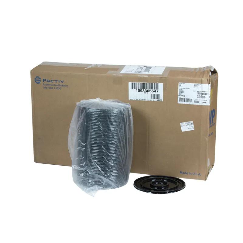 Cheesecake Cake Base 9.88X0.41 IN RPET Black 200/Case