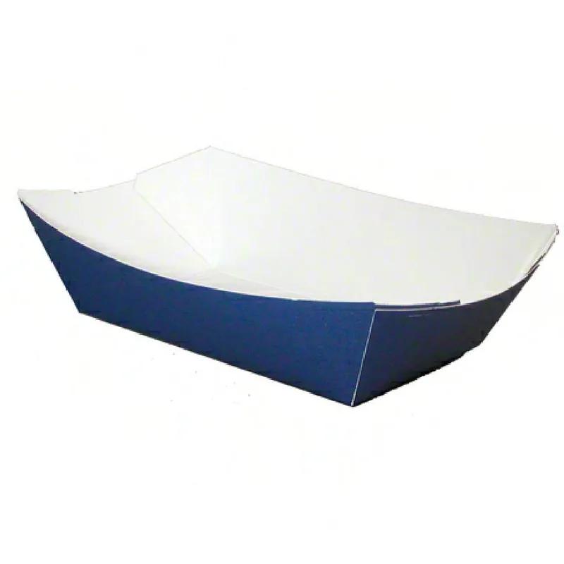 Food Tray 3 LB Paper Blue Rectangle 500/Case
