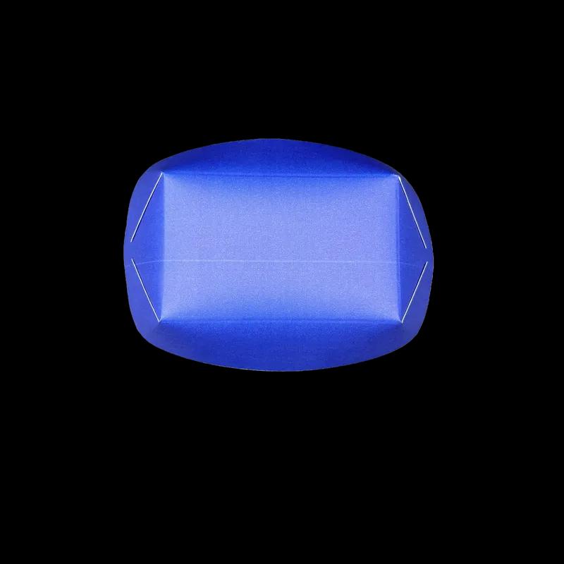 Food Tray 3 LB Paper Blue Rectangle 500/Case