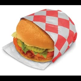 Bagcraft® Foil Sheets 10.5X13 IN Foil-Lined Paper Red Check Insulated 2000/Case