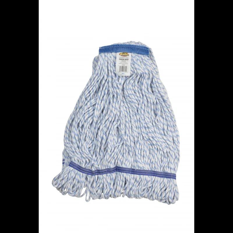 Finish Applicator Mop Medium (MED) Blue White 1/Each