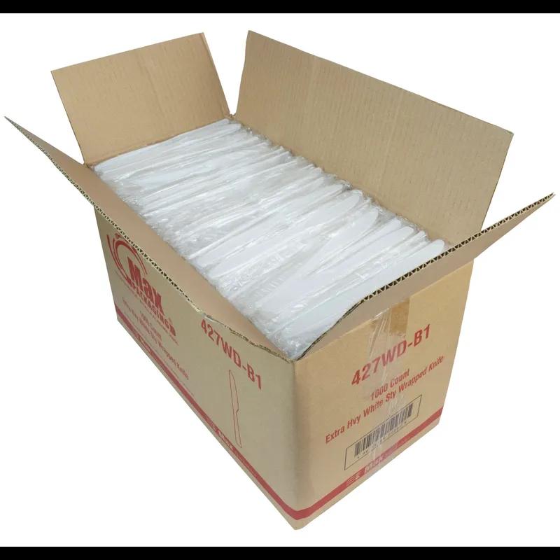 Knife PS White Extra Heavy Duty Individually Wrapped 1000/Case