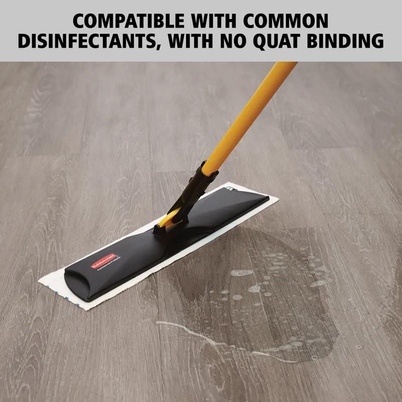 Hygen™ Applicator Pad 18 IN White Microfiber 50 Count/Pack 3 Packs/Case 150 Count/Case