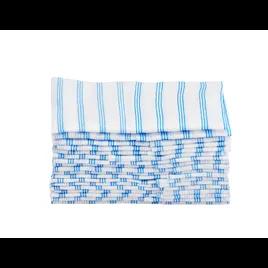 Hygen™ Cleaning Cloth 12X12 IN Microfiber White Blue Disposable 600/Case