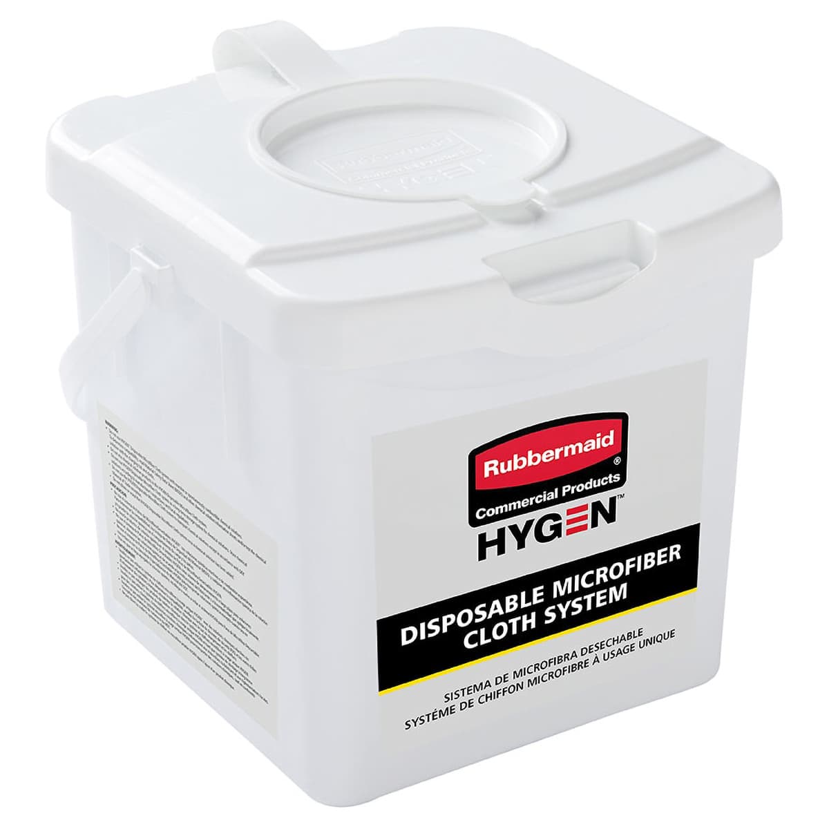 Hygen™ Charging Bucket 12X12 IN Microfiber White 4/Case