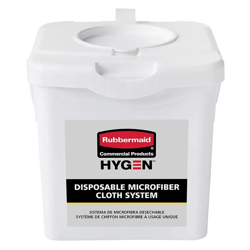 Hygen™ Charging Bucket 12X12 IN Microfiber White 4/Case