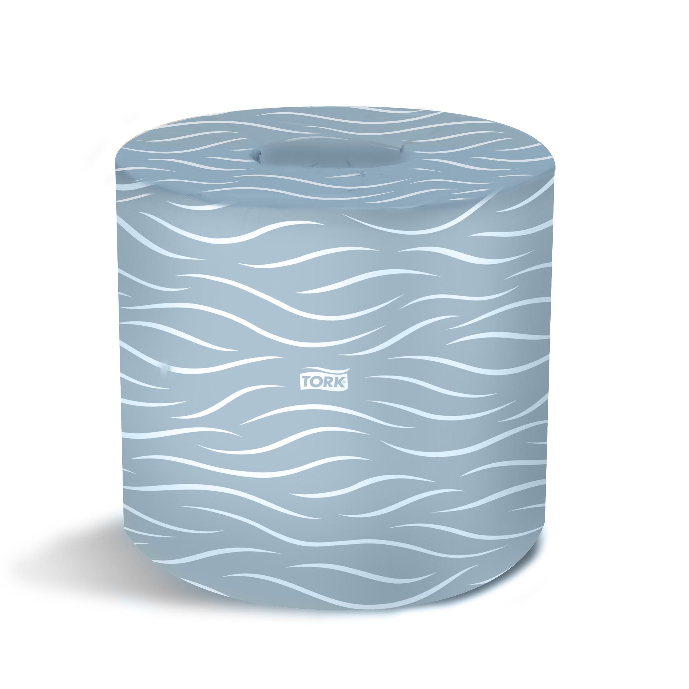 Tork Toilet Paper & Tissue Roll T24 3.75X3.96 IN 156.25 FT 2PLY White Embossed Refill 500 Sheets/Roll 80 Rolls/Case