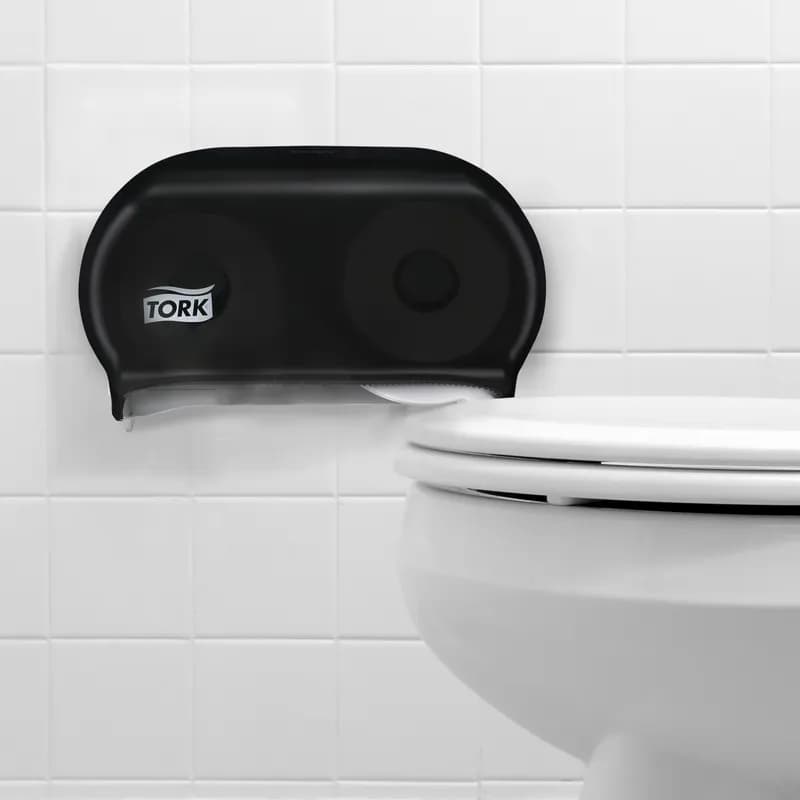 Tork Toilet Paper & Tissue Roll T24 3.75X3.96 IN 156.25 FT 2PLY White Embossed Refill 500 Sheets/Roll 80 Rolls/Case